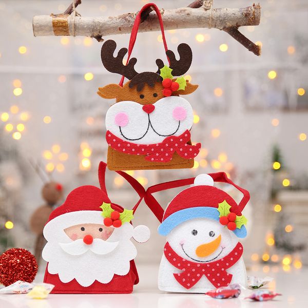 cartoon patchwork santa claus snowman reindeer felt craft gift bag for christmas tree hanging ornament candy apple supplie af024
cartoon patchwork santa claus snowman reindeer felt craft gift bag for christmas tree hanging ornament candy apple supplie af024