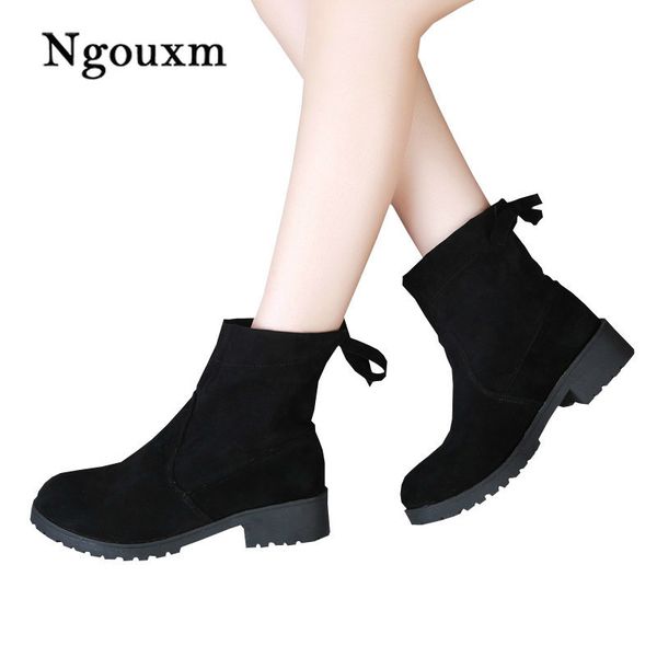 ngouxm women's flock mid calf boots woman casual boots with short plush warm winter shoes new fashion lady shoes female, Black
ngouxm women's flock mid calf boots woman casual boots with short plush warm winter shoes new fashion lady shoes female, Black