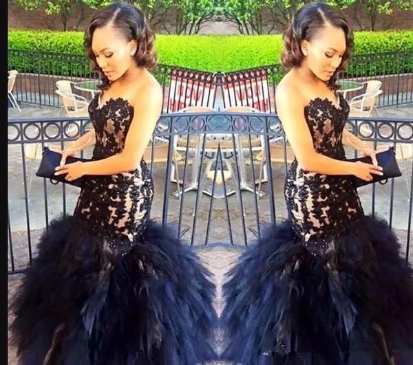 2019 sweetheart black lace appliques slim mermaid prom dresses tulle puffy vestidos de soiree lace up back long evening party gowns
2019 sweetheart black lace appliques slim mermaid prom dresses tulle puffy vestidos de soiree lace up back long evening party gowns