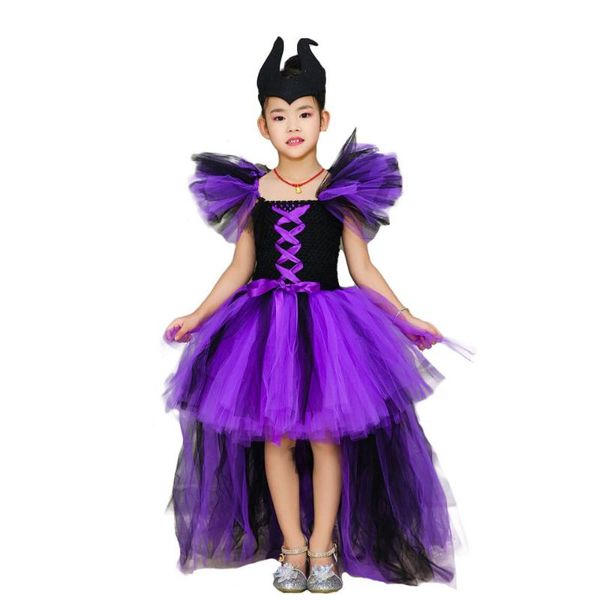 black purple queen witch dress for kid halloween puff sleeve maleficent evil queen girl tutu dress 1-14y girls clothes with horn, Red;yellow
black purple queen witch dress for kid halloween puff sleeve maleficent evil queen girl tutu dress 1-14y girls clothes with horn, Red;yellow