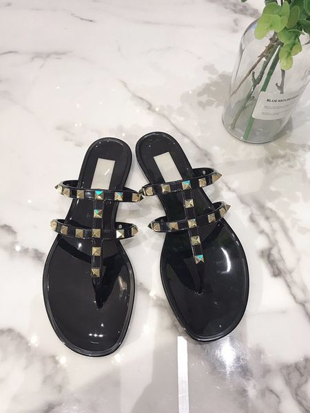 slippers women flip flops woman jelly temperament sandals rivet summer beach shoes sapatos femininos zapatos mujer chaussure femme sapato fe, Black 
slippers women flip flops woman jelly temperament sandals rivet summer beach shoes sapatos femininos zapatos mujer chaussure femme sapato fe, Black