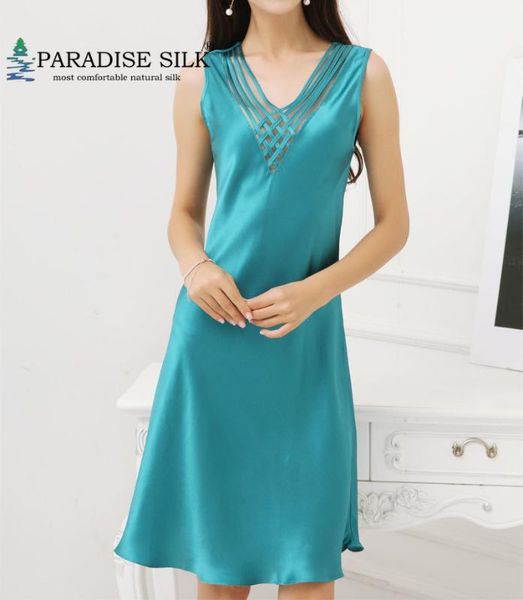 womens nightgowns 100% pure silk sleeveless sleepwear slips v neck sleep dress solid size l xl, Black;red
womens nightgowns 100% pure silk sleeveless sleepwear slips v neck sleep dress solid size l xl, Black;red