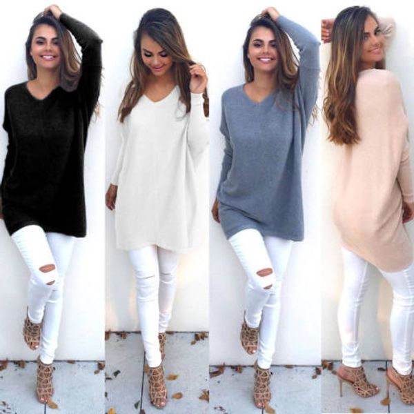 women's long sleeve v-neck cotton winter 6 colors pullover casual long jumper long sweater
women's long sleeve v-neck cotton winter 6 colors pullover casual long jumper long sweater