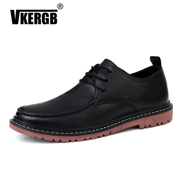 vkergb grain leather men oxford shoes flats casual british style retro carved bullock formal mens dress business shoes, Black
vkergb grain leather men oxford shoes flats casual british style retro carved bullock formal mens dress business shoes, Black