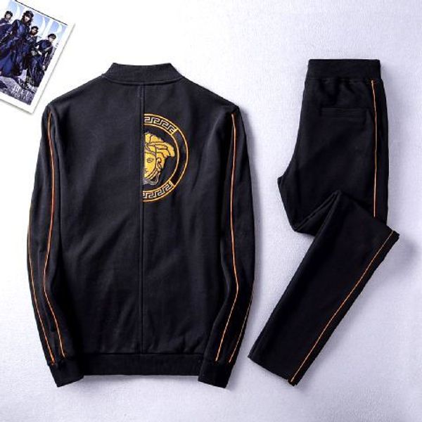 new tracksuit men luxury sweat suits autumn mens jogger suits jacket + pants sets sporting suit hip hop versace sets high quality, Blue;gray
new tracksuit men luxury sweat suits autumn mens jogger suits jacket + pants sets sporting suit hip hop versace sets high quality, Blue;gray