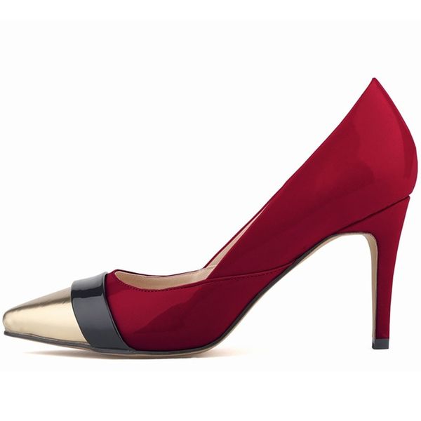 women red bottom high heels pointed toe patent pu leather heels corset style work pumps court shoes us 4-11 d0246, Black
women red bottom high heels pointed toe patent pu leather heels corset style work pumps court shoes us 4-11 d0246, Black