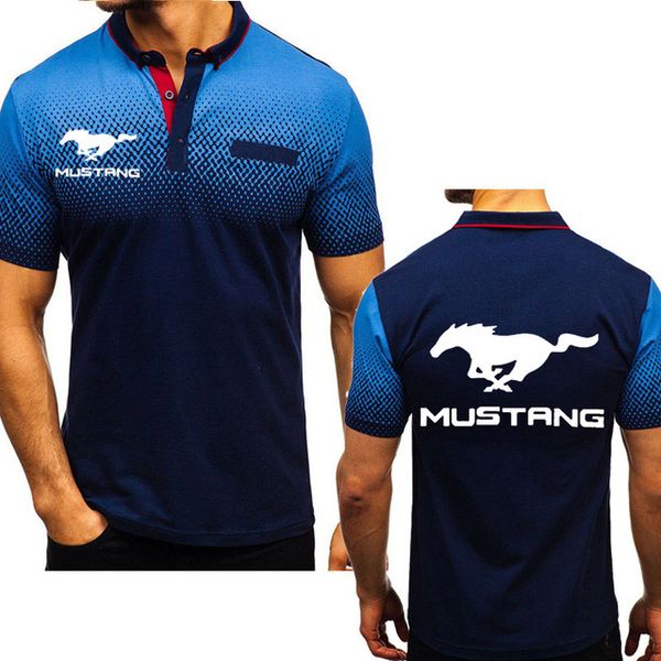 2020 new summer men's short sleeve for mustang car printing cotton gradient men's short sleeve poloo shirt
2020 new summer men's short sleeve for mustang car printing cotton gradient men's short sleeve poloo shirt