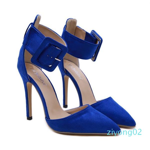 luxury women high heels red blue buckle pointed toe designer pumps size 35 to 40 z02, Black
luxury women high heels red blue buckle pointed toe designer pumps size 35 to 40 z02, Black