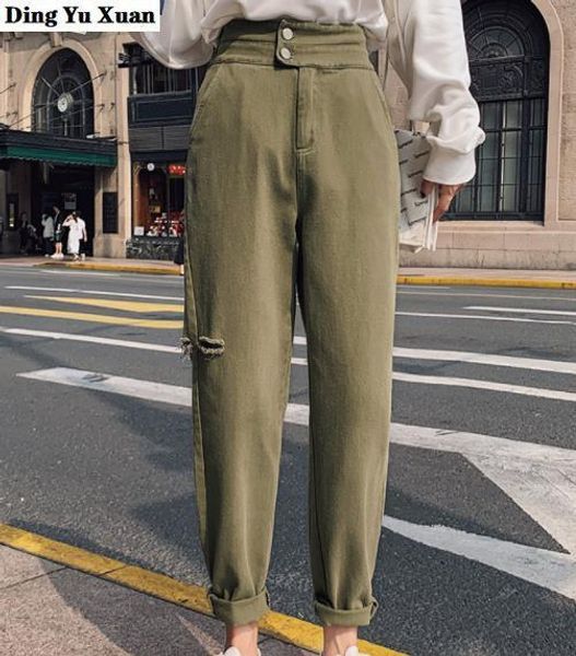 woman black blue mom boyfriend jeans high elastic waist harem denim pants female straight leg jeans mujer ripped jean femme
woman black blue mom boyfriend jeans high elastic waist harem denim pants female straight leg jeans mujer ripped jean femme