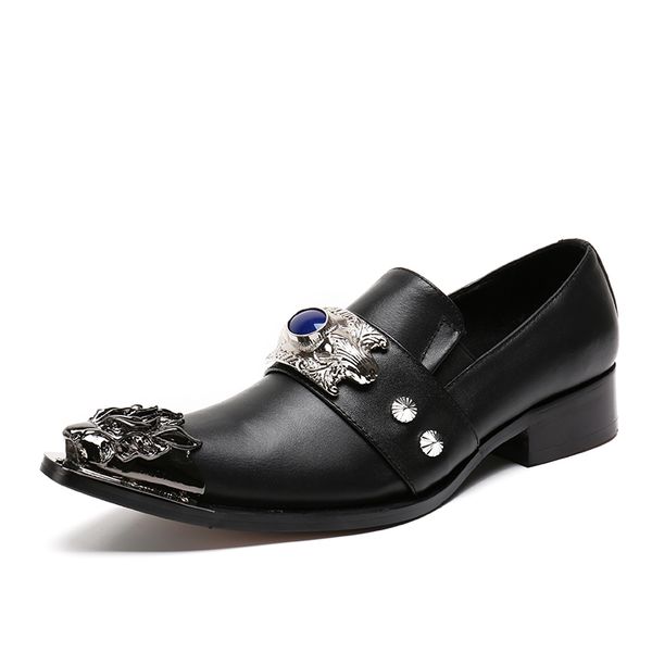 black pointed toe handmade metal trim sliver metal new leather men dress shoes evening party wedding shoes hairdress shoe
black pointed toe handmade metal trim sliver metal new leather men dress shoes evening party wedding shoes hairdress shoe