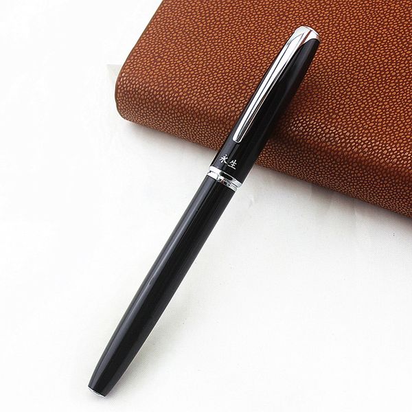 financial tip 0.38mm fountain pen matte black iraurita silver clip metal extremely fine office business writing pens
financial tip 0.38mm fountain pen matte black iraurita silver clip metal extremely fine office business writing pens