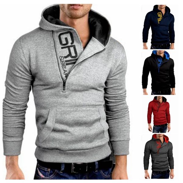 men's hoodies & sweatshirts fashion slim fit half zips sweatshirt hoodie autumn and winter long sleeve pullover sweater, Black
men's hoodies & sweatshirts fashion slim fit half zips sweatshirt hoodie autumn and winter long sleeve pullover sweater, Black