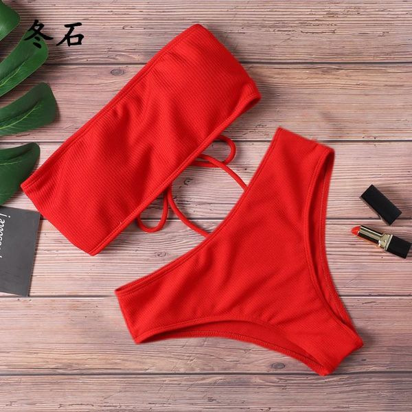 2020 new bikini women swimwear high waist strapless bikini pure color women swimsuit padded bathing suit monokin
2020 new bikini women swimwear high waist strapless bikini pure color women swimsuit padded bathing suit monokin
