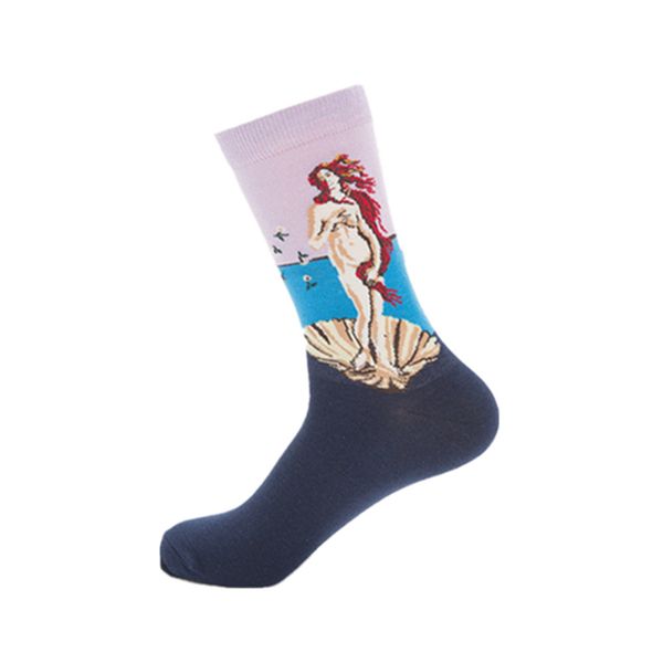 men casual combed cotton happy socks mens oil paintings series funny socks colourful breathable high-quality long sock, Black
men casual combed cotton happy socks mens oil paintings series funny socks colourful breathable high-quality long sock, Black