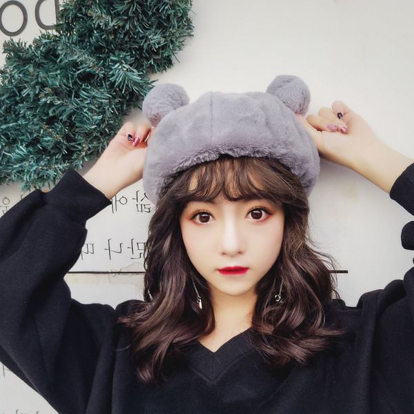 amourlymei sweet princess lolita hat japanese style mori girl kawaii cat ear hat winter woolen warm beret manual wool beret cap, Blue;gray
amourlymei sweet princess lolita hat japanese style mori girl kawaii cat ear hat winter woolen warm beret manual wool beret cap, Blue;gray