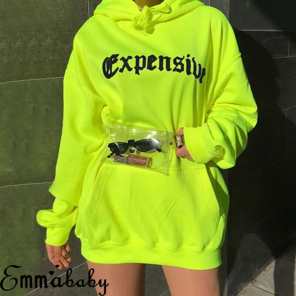 fluorescent yellow long sleeve hoodie letters printing loose casual lady spring autumn fitted women sweatshirt sweatshirts, Black
fluorescent yellow long sleeve hoodie letters printing loose casual lady spring autumn fitted women sweatshirt sweatshirts, Black