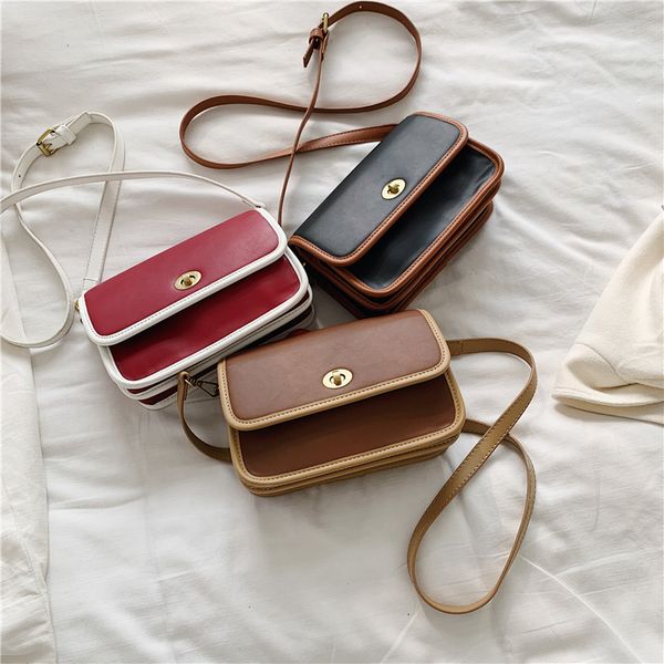 original design leisure joker bag 2020 new contrast shoulder messenger bag simple square
original design leisure joker bag 2020 new contrast shoulder messenger bag simple square