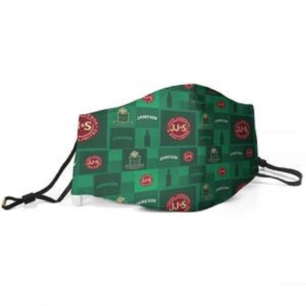 women men face mask dust mask muffle jameson irish whiskey green plaid printing printed with adjustable ear hook mask, Silver
women men face mask dust mask muffle jameson irish whiskey green plaid printing printed with adjustable ear hook mask, Silver