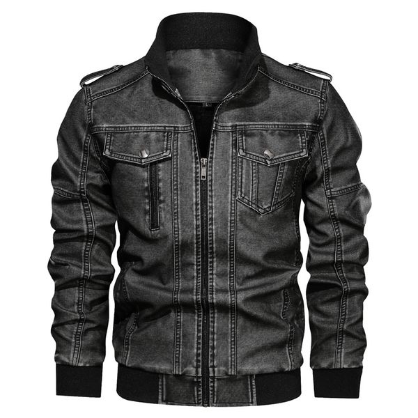 autumn faux leather jackets men vintage coats outfit casual men's pu leather jackets motorcycle chaqueta hombre plue size 6xl, Black
autumn faux leather jackets men vintage coats outfit casual men's pu leather jackets motorcycle chaqueta hombre plue size 6xl, Black