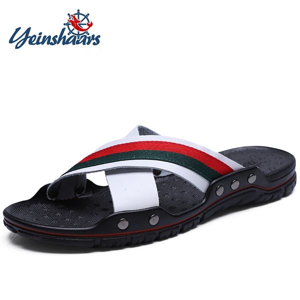 yeinshaars new genuine leather men slippers beach shoes comfortable men summer flat heels male slides luxury plus size 38-48, Black
yeinshaars new genuine leather men slippers beach shoes comfortable men summer flat heels male slides luxury plus size 38-48, Black