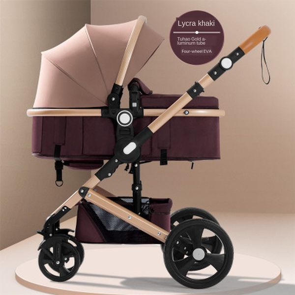 high landscape travel pram baby stroller can sit and folding lightweight two-way absorber four wheels infant carriage
high landscape travel pram baby stroller can sit and folding lightweight two-way absorber four wheels infant carriage