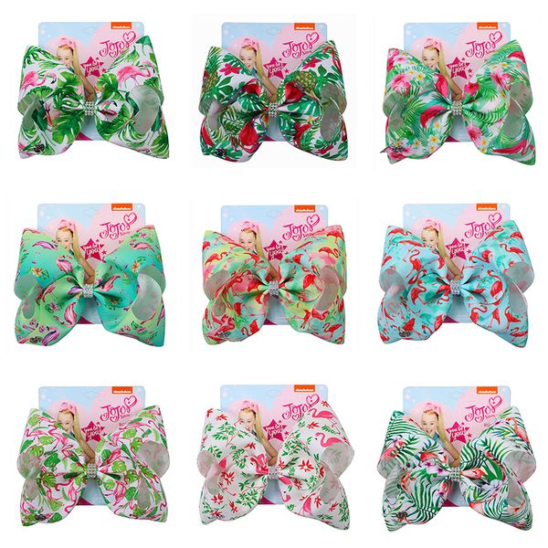 8" large jojo bows for girls jojo siwa flamingo printed hair bows for girls with clips bowknot handmade hair accessories, Slivery;white
8" large jojo bows for girls jojo siwa flamingo printed hair bows for girls with clips bowknot handmade hair accessories, Slivery;white