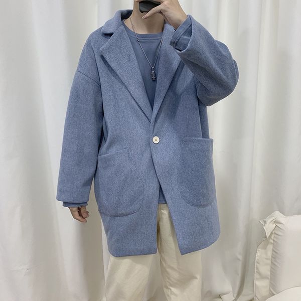 men's coat 2019 autumn winter new thickened medium long solid color coat loose casual lapel personality youth men's wear, Black;brown
men's coat 2019 autumn winter new thickened medium long solid color coat loose casual lapel personality youth men's wear, Black;brown