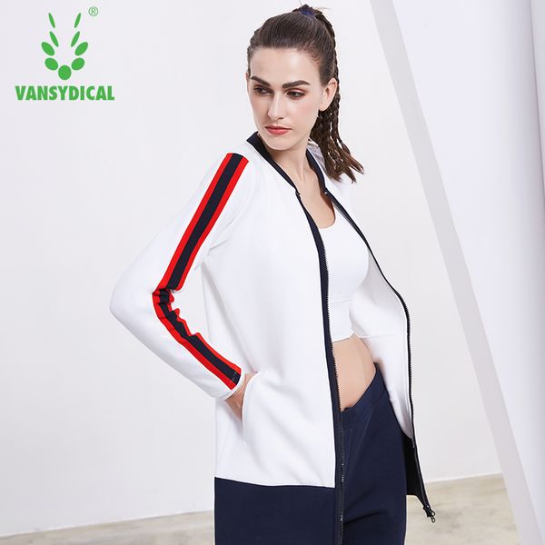 vansydical women yoga running jackets sports jacket windproof hooded zipper suit breathable fitness workout sportswear tank, Black;red
vansydical women yoga running jackets sports jacket windproof hooded zipper suit breathable fitness workout sportswear tank, Black;red