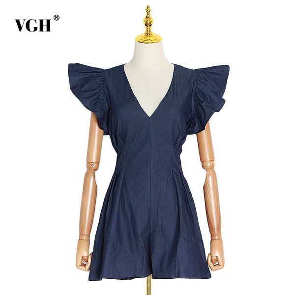 vgh casual jumpsuits for women v neck butterfly short sleeve high waist ruched playsuit female 2020 spring fashion clothing tide, Black;white
vgh casual jumpsuits for women v neck butterfly short sleeve high waist ruched playsuit female 2020 spring fashion clothing tide, Black;white