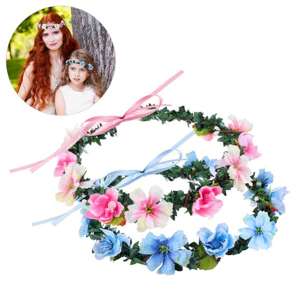 museya 2pcs wedding floral headdress headband pink blue head wreath women girls bridesmaid bridal flowers hair accessories
museya 2pcs wedding floral headdress headband pink blue head wreath women girls bridesmaid bridal flowers hair accessories