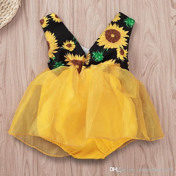 ins baby girl romper with tulle dresses flower sunflower printed sleeveless kids princess jumpsuits summer boutique new, Blue
ins baby girl romper with tulle dresses flower sunflower printed sleeveless kids princess jumpsuits summer boutique new, Blue