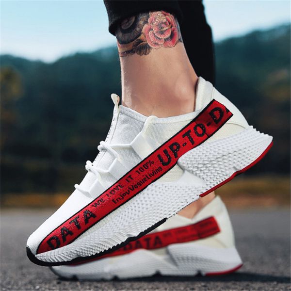 new men lace-up sneakers shoes mesh casual superstar sneakers shoes men's wild men's fashion men, Black
