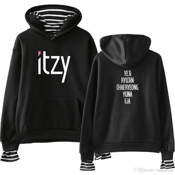 itzy fashion fake two piece hoodies women long sleeve hooded sweatshirts 2019 casual trendy streetwear clothes, Black
itzy fashion fake two piece hoodies women long sleeve hooded sweatshirts 2019 casual trendy streetwear clothes, Black