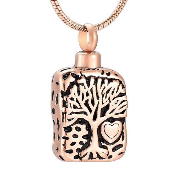 ijd9910 rose gold tree of life square stainless steel cremation jewelry for ashes urn pendant for pets human memorial necklaces men women, Silver
ijd9910 rose gold tree of life square stainless steel cremation jewelry for ashes urn pendant for pets human memorial necklaces men women, Silver