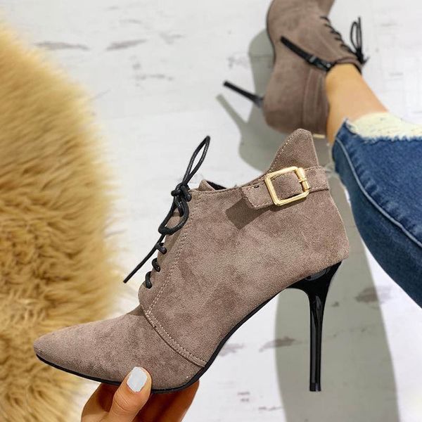 fashion new fur boots autumn winter women high heel snow shoes dropshipping elegant party pointed toe lace up female ankle boot, Black
fashion new fur boots autumn winter women high heel snow shoes dropshipping elegant party pointed toe lace up female ankle boot, Black