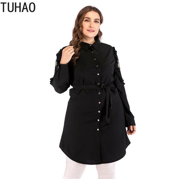 tuhao 5xl 4xl 3xl плюс размер женщины длинный черный рубашка с длинным рукавом весна блузы и топы большой размер повседневный мама женская о, White
tuhao 5xl 4xl 3xl плюс размер женщины длинный черный рубашка с длинным рукавом весна блузы и топы большой размер повседневный мама женская о, White