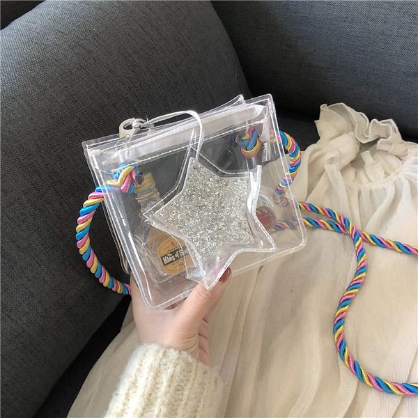 summer transparent mini bag female 2020 new fashion korean girl's messenger bag gel shoulder fashion small square
summer transparent mini bag female 2020 new fashion korean girl's messenger bag gel shoulder fashion small square