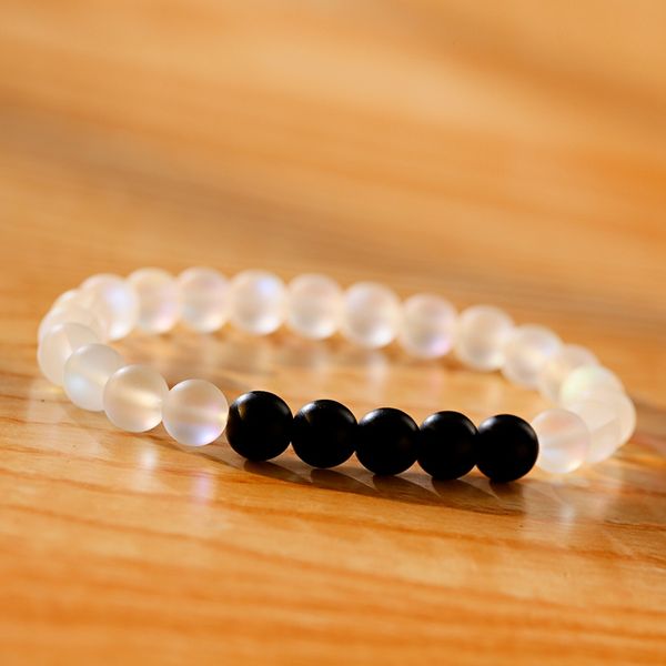 oiquei black white natural stone beads charm bracelets for women men moonstone meditation elastic yoga bracelet bijoux homme
oiquei black white natural stone beads charm bracelets for women men moonstone meditation elastic yoga bracelet bijoux homme