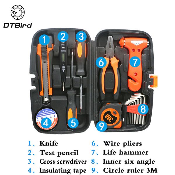 16pcs/set home car kit multifunctional wood electrician maintenance manual combination hardware kit household tool set hand tool
16pcs/set home car kit multifunctional wood electrician maintenance manual combination hardware kit household tool set hand tool