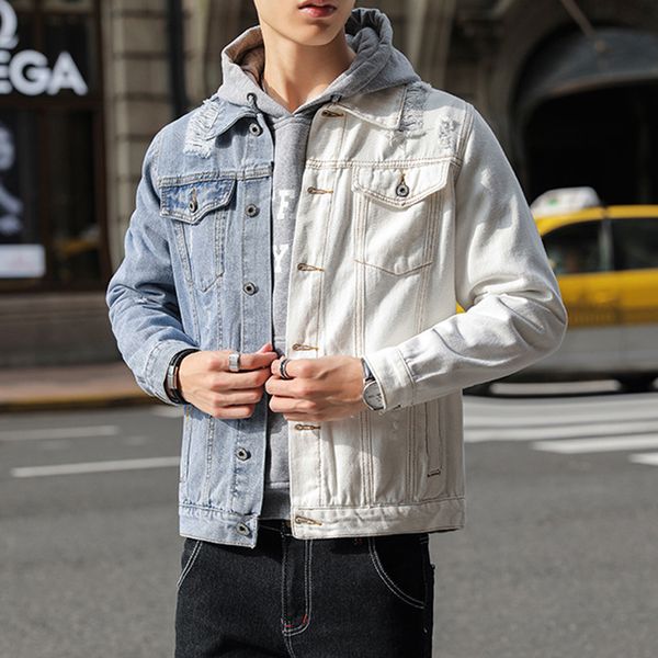 brand solid casual slim mens denim jacket plus size 5xl bomber men cowboy men's jean jacket men splice hooded, Black;brown
brand solid casual slim mens denim jacket plus size 5xl bomber men cowboy men's jean jacket men splice hooded, Black;brown