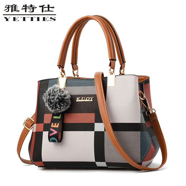valenkuci new casual plaid shoulder bag fashion stitching wild messenger brand female totes crossbody bags women leather handbag
valenkuci new casual plaid shoulder bag fashion stitching wild messenger brand female totes crossbody bags women leather handbag