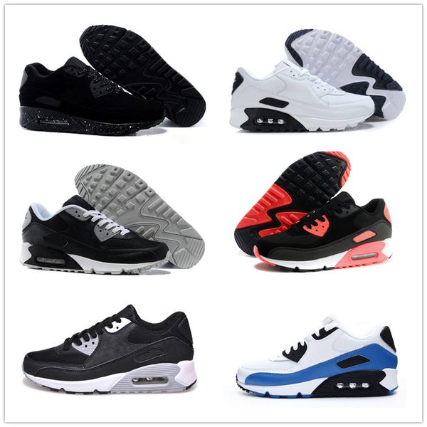 New Men womens Shoes classic 90 Men and women Running Shoes Black Red White Sports Trainer Air Cushion Surface Breathable Sports Shoes 36-46
New Men womens Shoes classic 90 Men and women Running Shoes Black Red White Sports Trainer Air Cushion Surface Breathable Sports Shoes 36-46