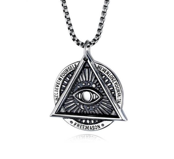 european and american retro titanium steel devil's eye men's necklace fashion punk style male pendant necklace wy1275, Silver
european and american retro titanium steel devil's eye men's necklace fashion punk style male pendant necklace wy1275, Silver