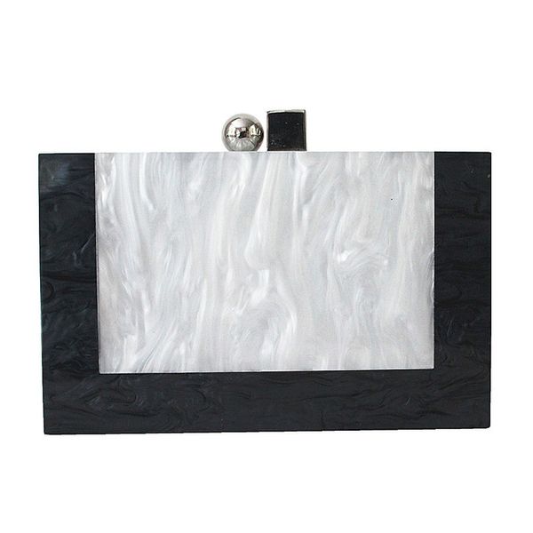 european and american fashion ladies new black and white contrast color acrylic bag wedding banquet clutch bag simple evening bag
european and american fashion ladies new black and white contrast color acrylic bag wedding banquet clutch bag simple evening bag