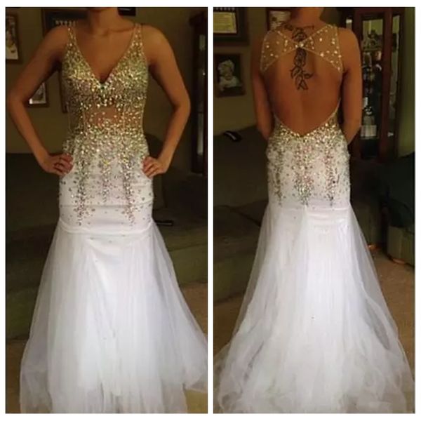 v-neck slim mermaid prom dresses bling bling gold beaded formal backless special occasion party gowns sleeveless evening dress long, Black
v-neck slim mermaid prom dresses bling bling gold beaded formal backless special occasion party gowns sleeveless evening dress long, Black