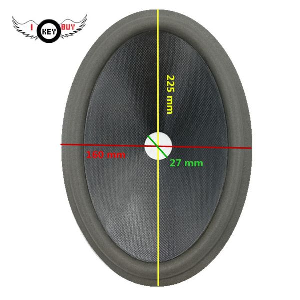 2 pcs 6x9" inch speaker accessories cone 225 mm 160 mm 6 * 9"coaxial speaker repairable parts rubber surround car
2 pcs 6x9" inch speaker accessories cone 225 mm 160 mm 6 * 9"coaxial speaker repairable parts rubber surround car
