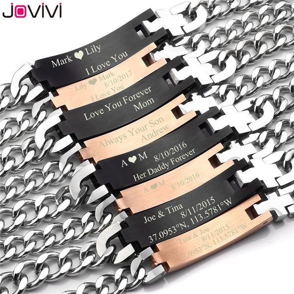 jovivi engraving - personalized custom men women stainless steel cz "his & her " couples bracelets matching set valentine's, Golden;silver
jovivi engraving - personalized custom men women stainless steel cz "his & her " couples bracelets matching set valentine's, Golden;silver