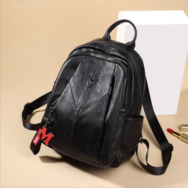 yilunxi female black casual inner patch pocket shoulder bags female zipper genuine leather backpack woman leisure day pack bag
yilunxi female black casual inner patch pocket shoulder bags female zipper genuine leather backpack woman leisure day pack bag