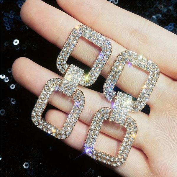 vintage multicolored square drop earrings for women metal dangle shiny christmas gift jewelry trendy bohemian hot, Silver
vintage multicolored square drop earrings for women metal dangle shiny christmas gift jewelry trendy bohemian hot, Silver
