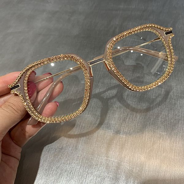 sunglasses champagne rhinestone oversize women luxury vintage shades optical glasses men metal clear eyewear reading, White;black
sunglasses champagne rhinestone oversize women luxury vintage shades optical glasses men metal clear eyewear reading, White;black